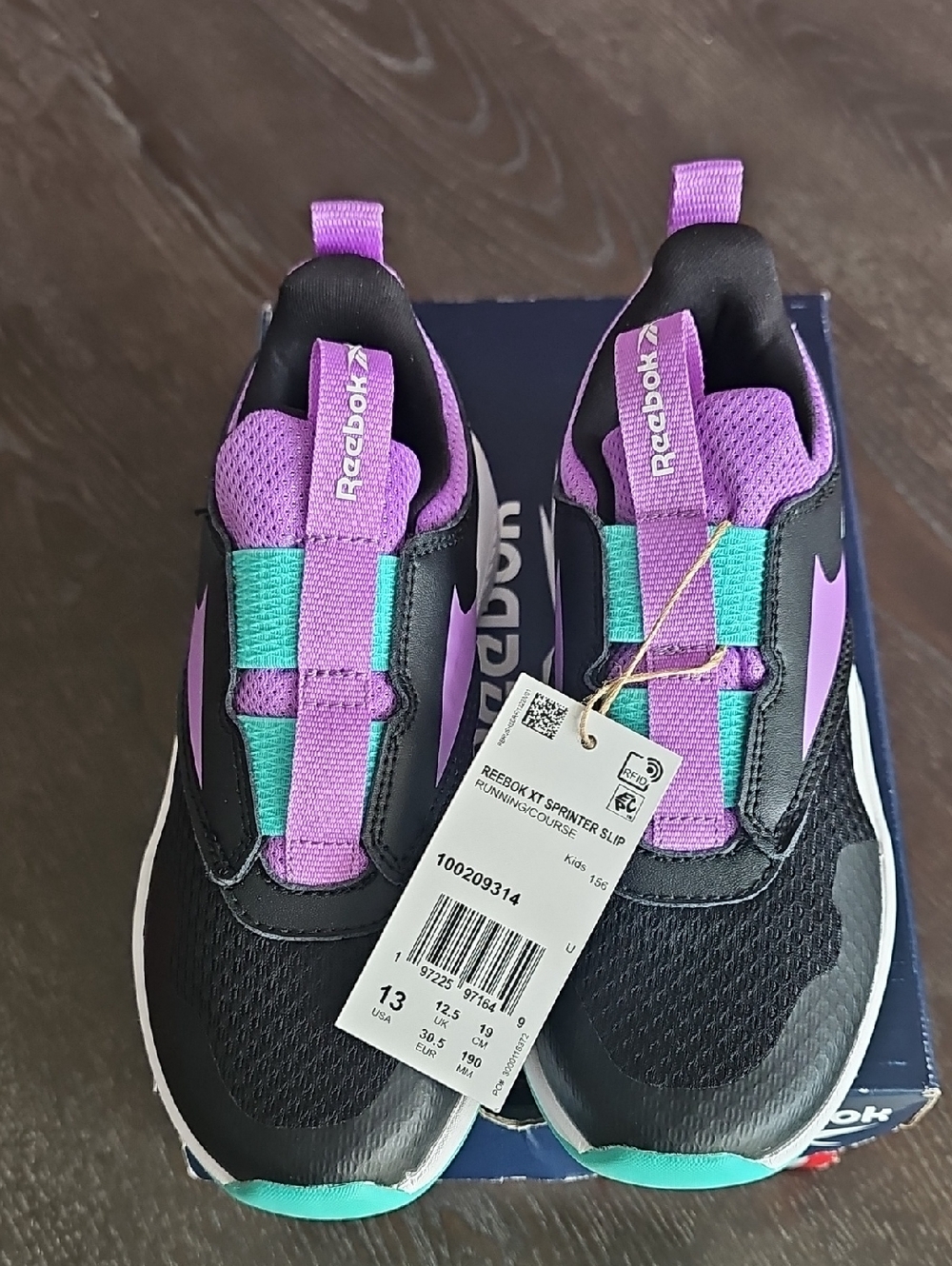 Reebok Xt Sprinter Slip Little & Big Kids. Size Variuos (607) Unisex - Picture 5 of 10